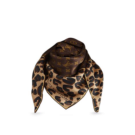 louis vuitton wool monogram scarf|louis vuitton animal print scarf.